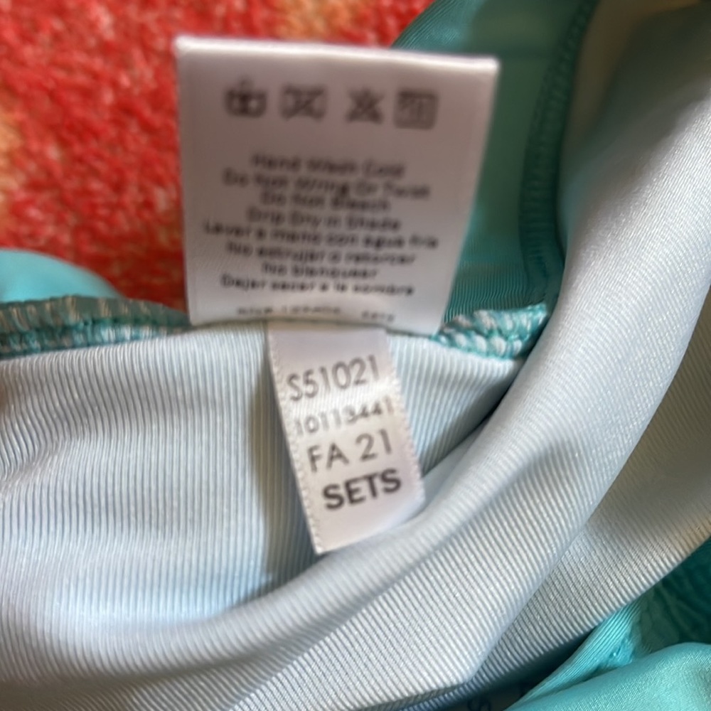 Women's Aqua High-Waist Swim Bottom - Picture 6 of 6